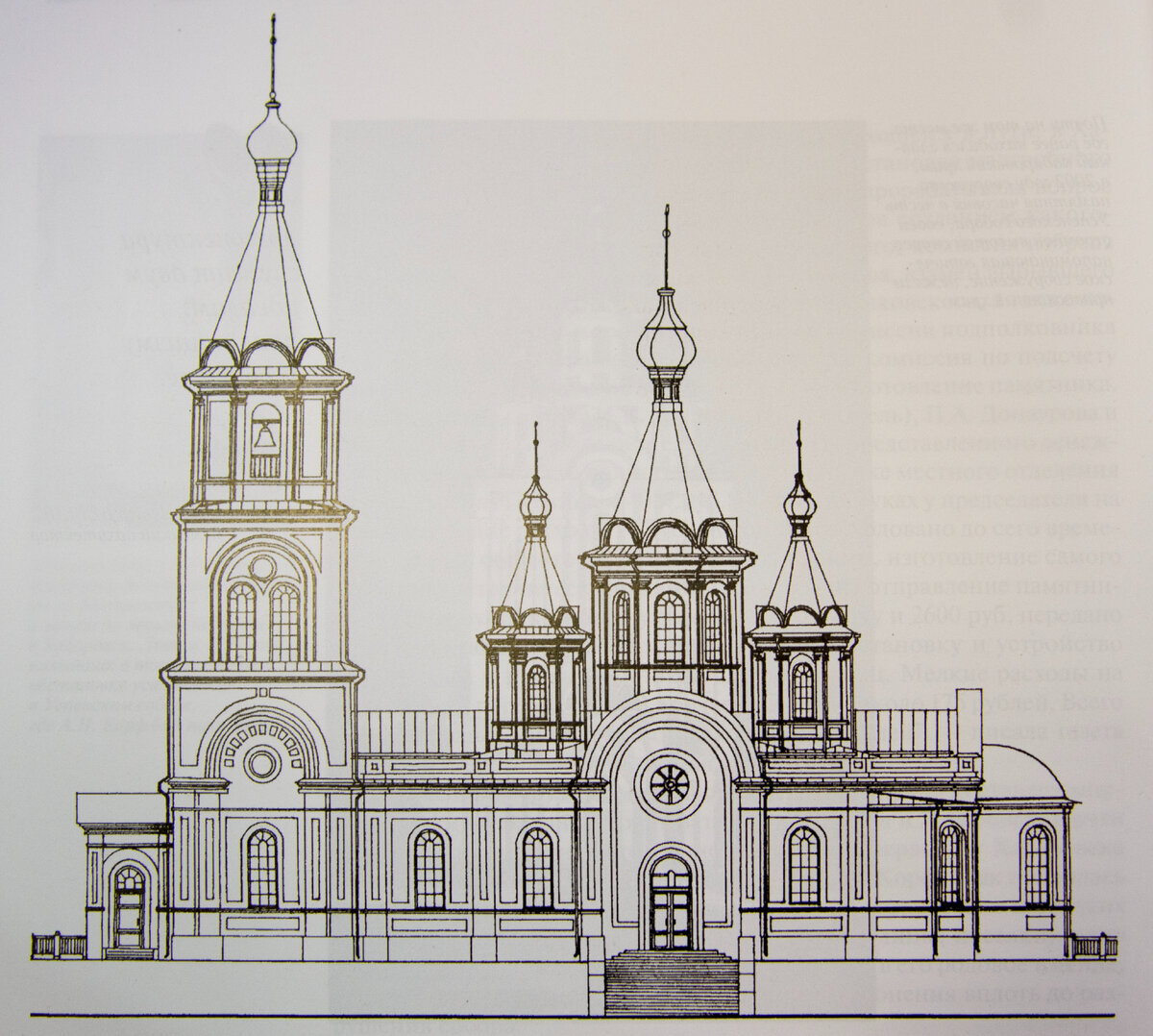 Чертежи Успенского собора